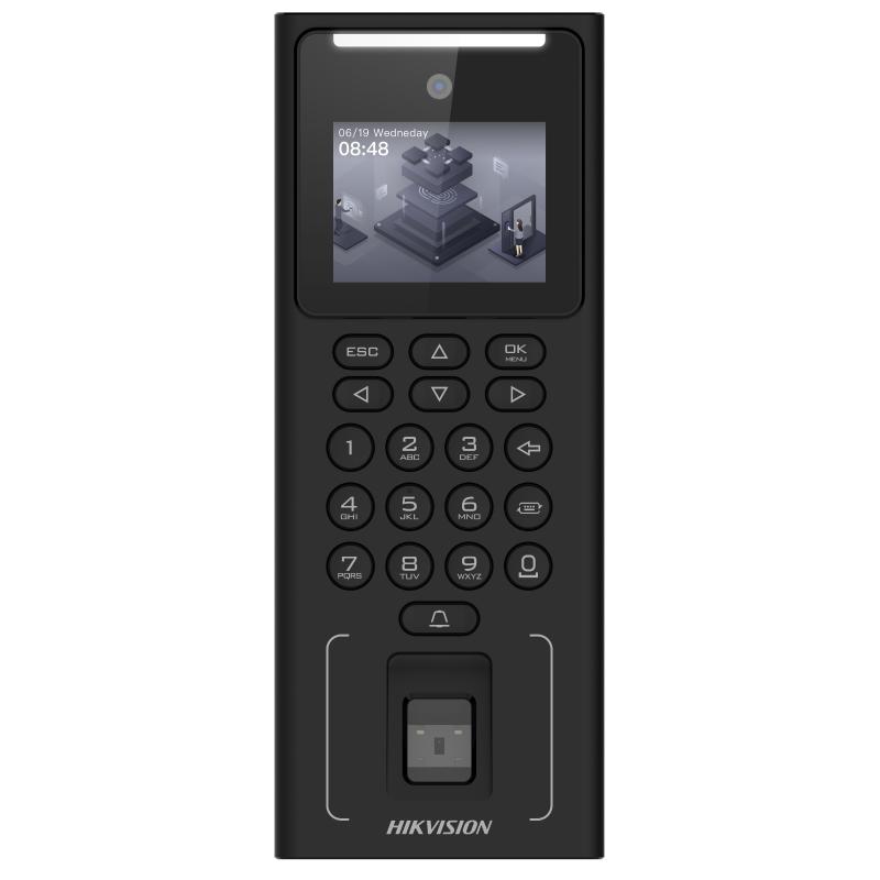 DS-K1TNG20FBE Controle d'acces Digicode Wifi, Faciale et Empreintes